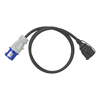 Cable adaptador 150cm 3x2,5mm&sup2; de enchufe CEE a enchufe Schuko