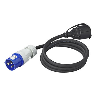 Cable adaptador 150cm 3x2,5mm&sup2; de enchufe CEE a enchufe Schuko