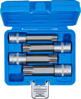 Juego de puntas de vaso entrada (1/2) MAXI Torx 4 piezas