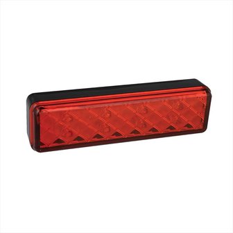 Luz de marcha atr&aacute;s de 12/24 V y LED de 2 funciones 200x50mm con soporte negro