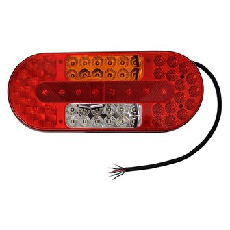 Luz trasera de 6 funciones 323x134mm 54LED derecha