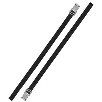 Cintas de amarre con hebilla de metal 18mm-150cm, conjunto de 2 piezas