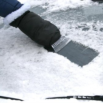 Rascador de hielo con guante Deluxe