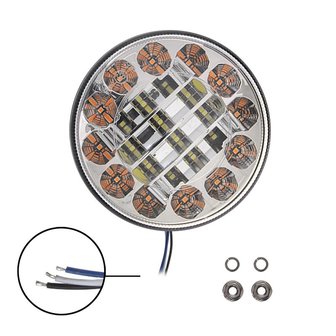 Luz frontal de 2 funciones y 24 LED de 122mm