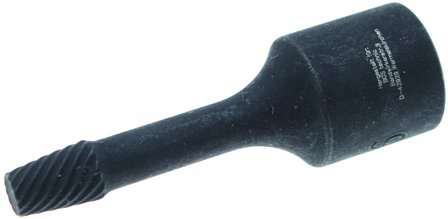 Llave de vaso de perfil en espiral / extractor de tornillos entrada (3/8) 6 mm