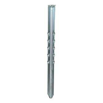 Tent peg 40cm metal ribbed