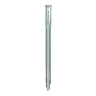 Tent peg 30cm metal halfround