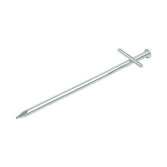 Rock peg 17cm metal with weld-on cross pin