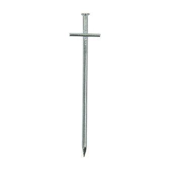 Rock peg 17cm metal with weld-on cross pin