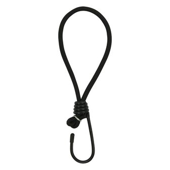 Bungee sling black with wire hook