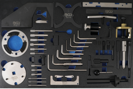 Tool Tray 3/3: Juego de herramientas de sincronizaci&oacute;n del motor para Ford, VW, Seat, Mazda, Volvo