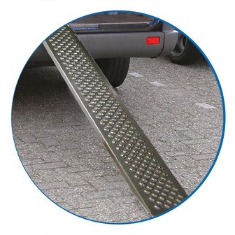 Loading ramp aluminium 150x21cm 200kg per piece T&uuml;V/GS