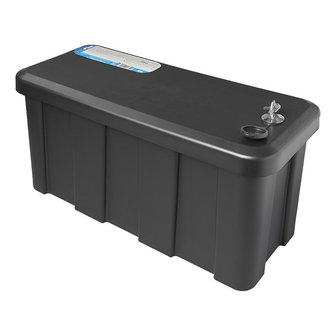 Caja de almacenamiento de plastico de remolque 25L 565 x 245 x 290mm