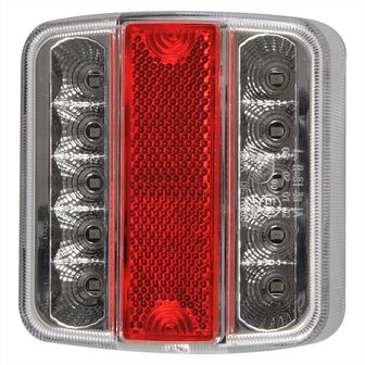 Luz trasera de 4 funciones 98x105mm 14LED con 5-pin EC