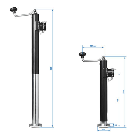 Caballete lateral bobinado heavy duty SH52/5000