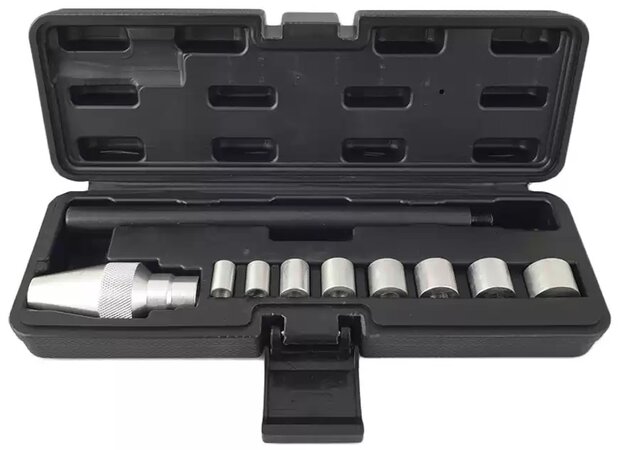 centrado kit de embrague universal, con 8 adaptadores