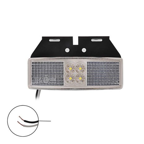 Luz blanca para posición frontal de 12/24V y LED de 110x40mm con soporte