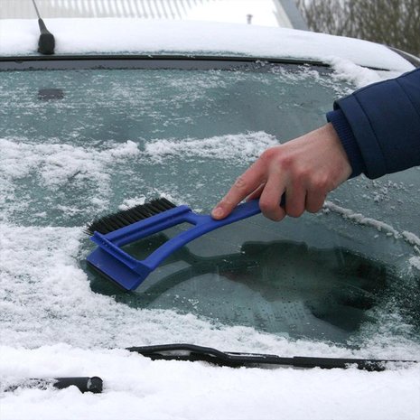 Cepillo para la nieve de 14,5 pulgadas con rascador de hielo