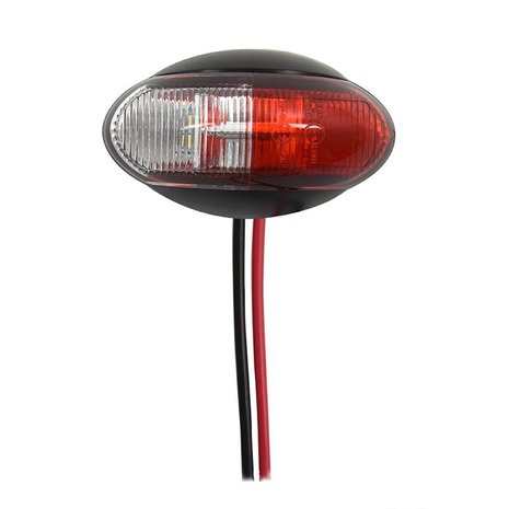 Luz de galibo 10-30V roja/blanca de 60x34mm LED