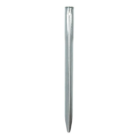 Tent peg 30cm metal halfround