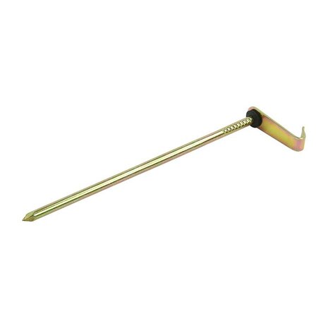 Rock peg 21cm metal with hook