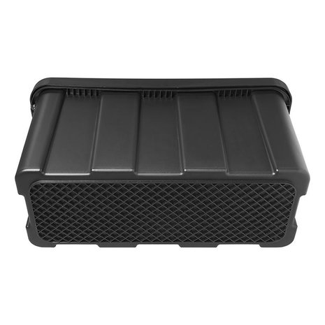 Caja de almacenamiento de plastico de remolque 25L 565 x 245 x 290mm