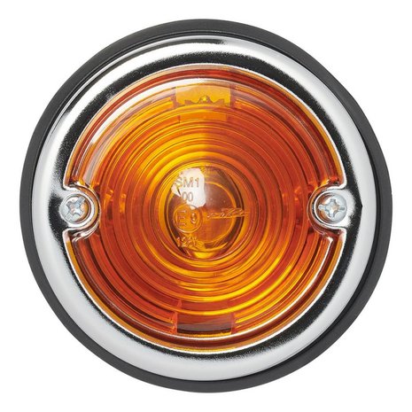 Side marker lamp amber 70mm