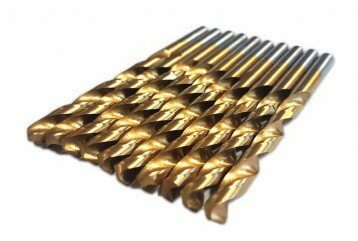 Brocas helicoidales HSS de 3 mm x 10 piezas