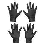 Guantes de nitrilo Gripp-It talla L, 4 unidades en tarjeta