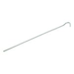 Tent peg 25cm metal with open eyelet