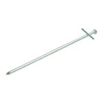 Rock peg 23cm metal with weld-on cross pin