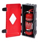 Fire Extinguishers Cabinet 150-170mm red/red with window