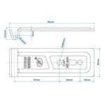 Contrapieza para la cerradura del remolque SPP Z-06 x2 stuks