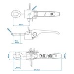 Cerradura del remolque SPP ZB-03