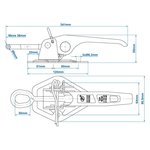 Cerradura del remolque SPP ZB-03A