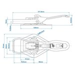 Cerradura del remolque SPP ZB-05