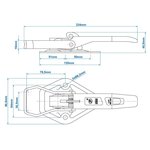 Cerradura del remolque SPP ZB-05A