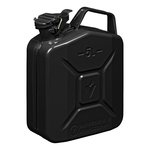 Jerry can 5L metal black UN- & TuV/GS-approved