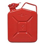 Jerry can 5L metal red UN- & TuV/GS-approved