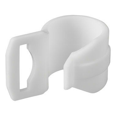 Tent clip 20-25mm with slot white