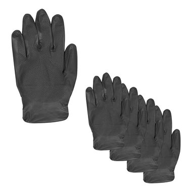 Guantes de nitrilo Gripp-It talla L, 4 unidades en tarjeta