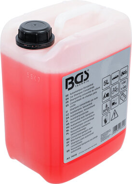 Concentrado de champu para coche rojo 5 l