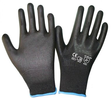 Guantes de trabajo negros (120 pares)