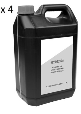 Envase de 4 x 5l hydro 46 aceite hidraulico