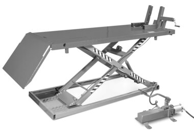 Elevador de tijera con motor hidroneumatico 700kg 1995x710 mm