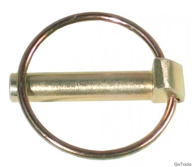 Pasador con clip de seguridad, 9.5 mm de diámetro