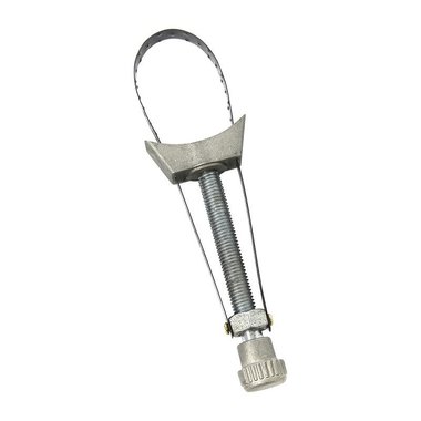 Llave de filtro de aceite ajustable con correa de acero