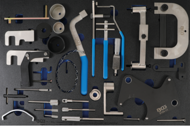 Tool Tray 3/3: Juego de herramientas de sincronización del motor para Renault, Nissan, Opel, Volvo
