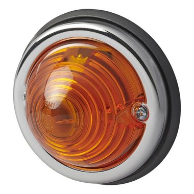 Side marker lamp amber 70mm